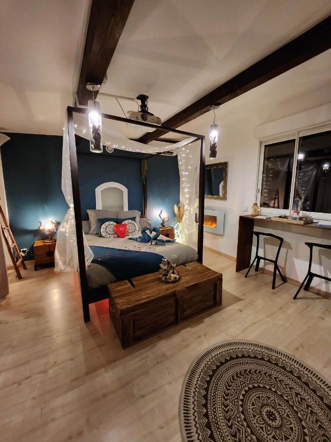 A L'Oree Des Pins - Gite Et Spa De 30 M2- Home Cinema Et Massage En Sup 쿠주-레-팡 외부 사진