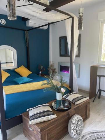 A L'Oree Des Pins - Gite Et Spa De 30 M2- Home Cinema Et Massage En Sup 쿠주-레-팡 외부 사진
