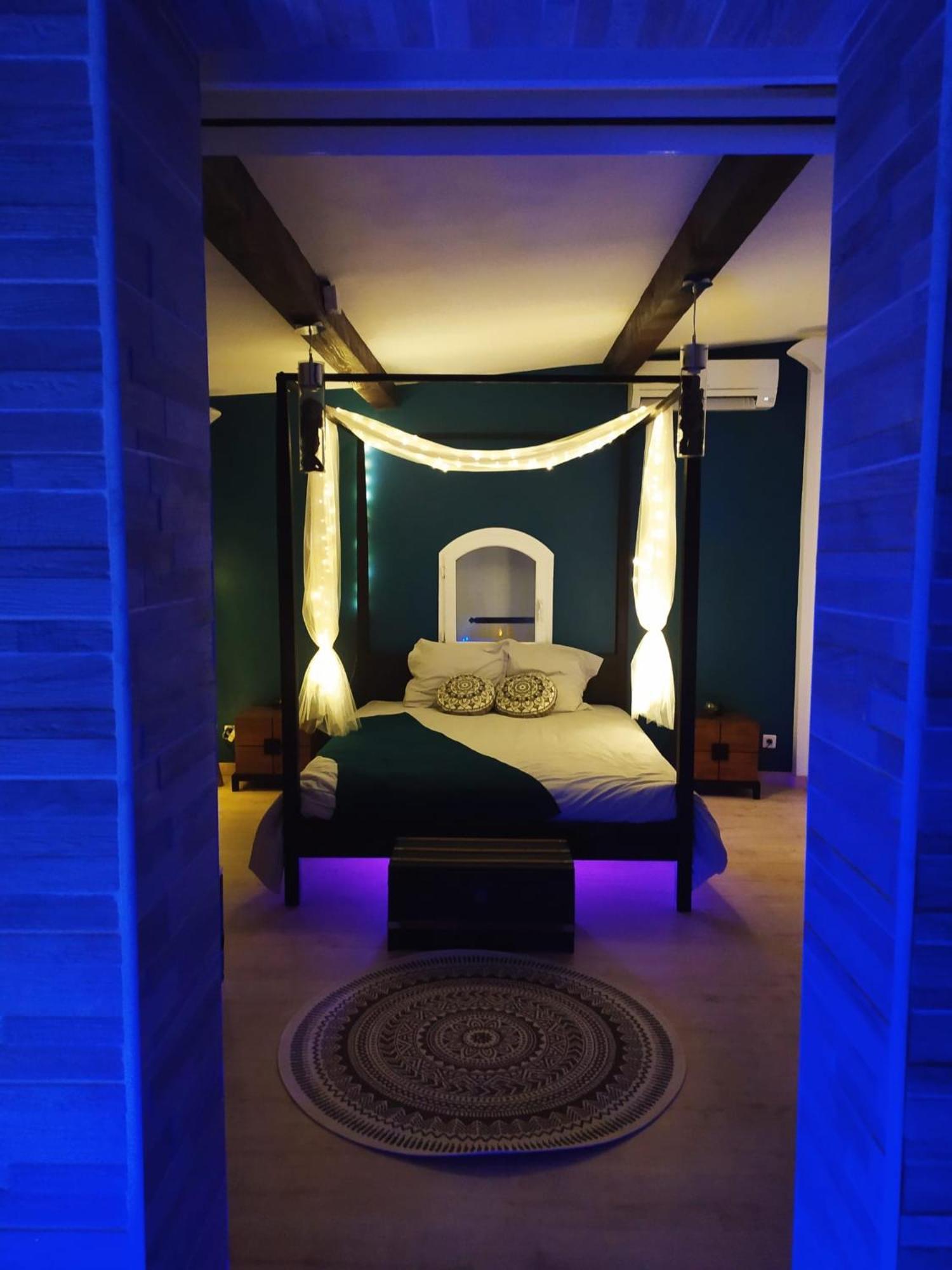 A L'Oree Des Pins - Gite Et Spa De 30 M2- Home Cinema Et Massage En Sup 쿠주-레-팡 외부 사진